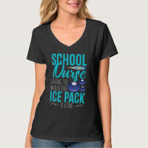 Camiseta Roupas Gráficas de Enfermeira Enfermeira Escolar
