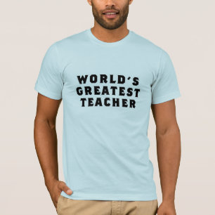 Camiseta Roupas Gráficas do Melhor Professor do Mundo