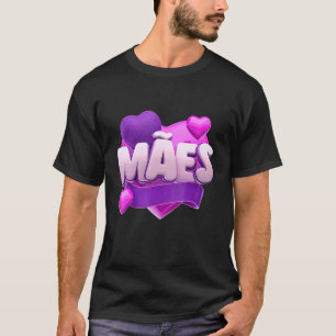 Camiseta Roupas Impressas Carta Mamãe Vida Mãe Mulheres Mae