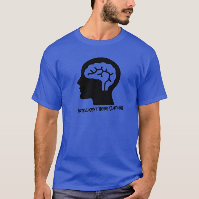 Camiseta Roupas inteligentes - Cérebro humano (Frente)