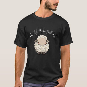 Camiseta Roupas Jesus Ele Deixou Os 99 Para Me Encontrar Co