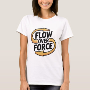 Camiseta Roupas Lance de Yoga Yin Yang Fluxo Sobre Força