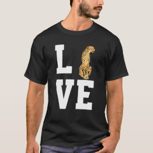 Camiseta Roupas Love Cheetah Grande Felino