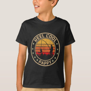 Camiseta Roupas Masculinas Vintage Reel Cool Pappy Peixe Pe
