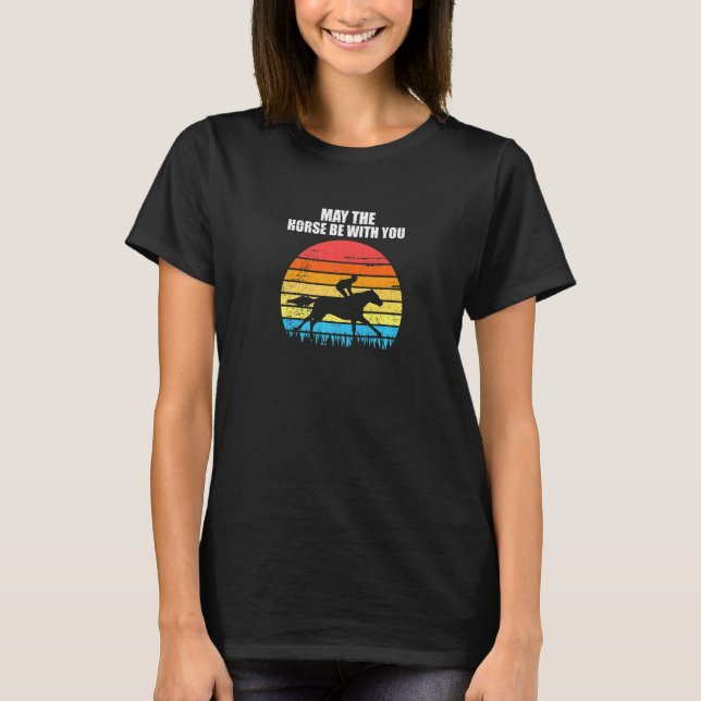 Camiseta Roupas para Corrida de Cavalos (Frente)