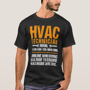 Camiseta Roupas para Técnico de HVAC Masculino Acessórios p