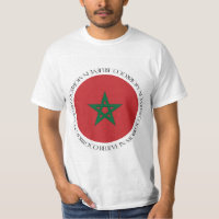 Roupas Patrióticas da Bandeira de Marrocos