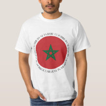 Roupas Patrióticas da Bandeira de Marrocos 
