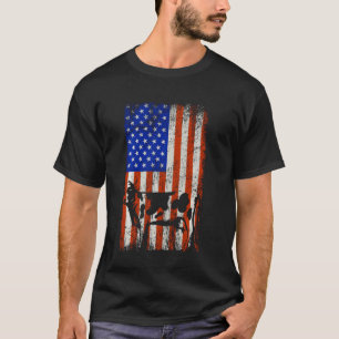 Camiseta Roupas Patrióticas Engraçadas da Bandeira American