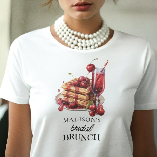 Camiseta Roupas Personalizadas para Festa de Chá de Noiva d (Criador carregado)