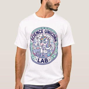Camiseta Roupas Prontas para POD Unicorn Science Unicorn La