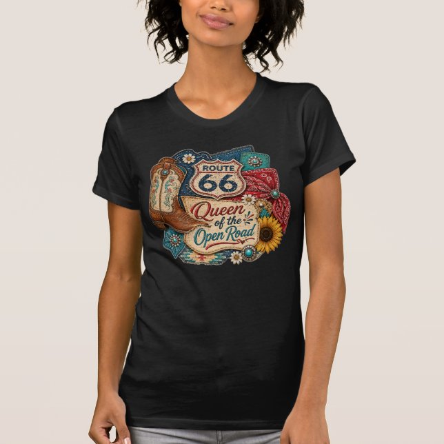 Camiseta Roupas Rainha da Estrada Aberta (Frente)