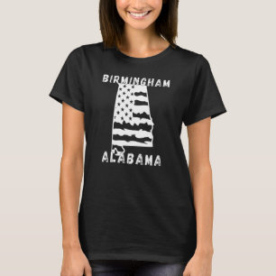 Camiseta Roupas Retro de Birmingham Alabama