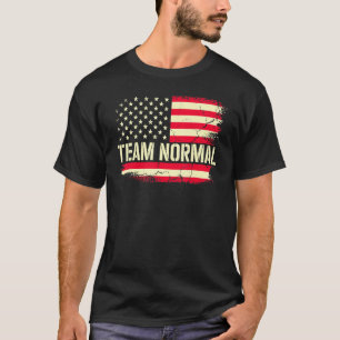 Camiseta Roupas Retro Vintage Bandeira dos EUA Equipe Norma