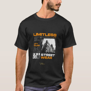 Camiseta Roupas urbanas modernas masculinas e femininas