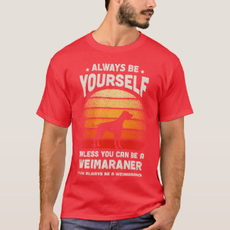 Camiseta Roupas Weimaraner Para Homens Amigos Homens Menino