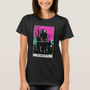 Camiseta Rout De Placa De Tarot Gym Deadlifos Workout Leitu