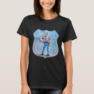 Camiseta Route 66 Gallup Cowboy