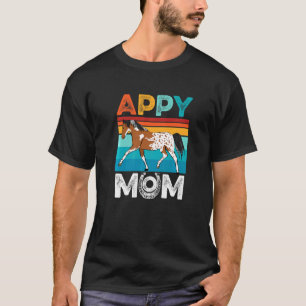 Camiseta Route De Cavalo Appaloosa Para Uma Mãe Appaloosa