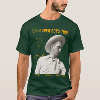 Camiseta Rover Boys Trio Cowboy T-Shirt em Forest Green