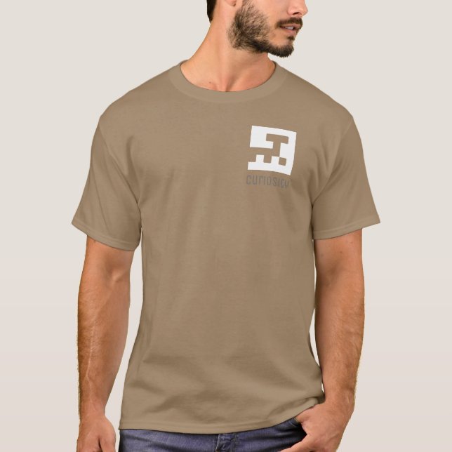 Camiseta Rover de curiosidade de Marte (Frente)