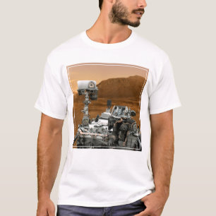 Camiseta Rover de Curiosidade do Laboratório de Ciências de