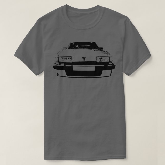 Camiseta Rover SD1 1980 monoblock clássico britânico (Frente do Design)