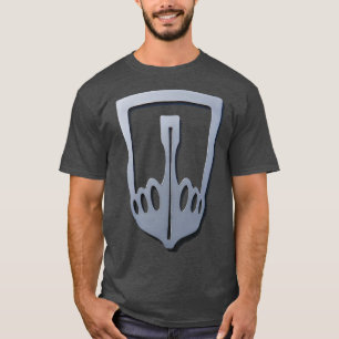 Camiseta Rover SD1 1 1970s emblema clássico de navio viking