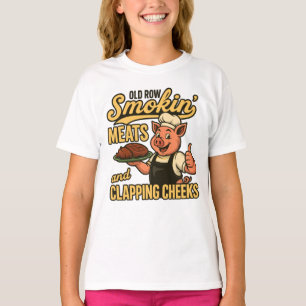 Camiseta Row Smokin Meats and Clapps Cheeks