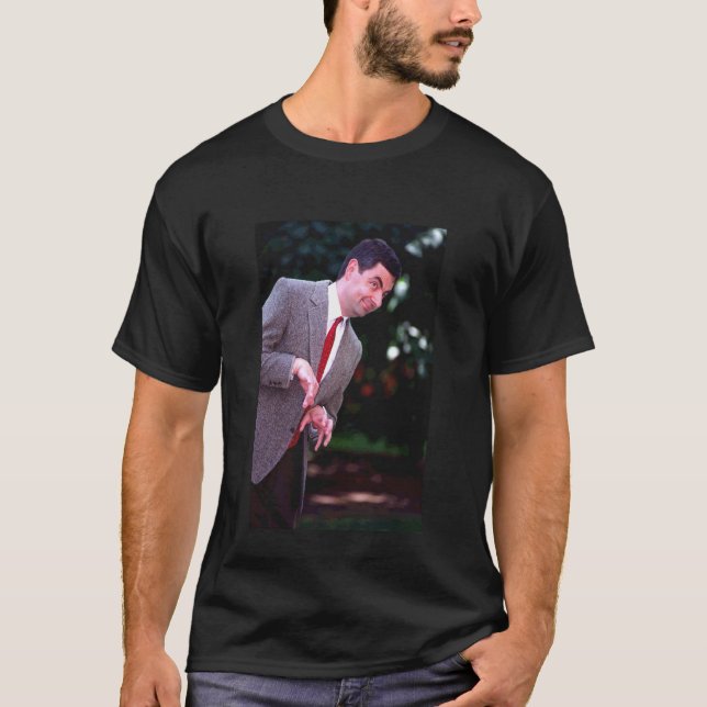 Camiseta Rowan Atkinson Mr Bean Blackadder Ator & Comediant (Frente)
