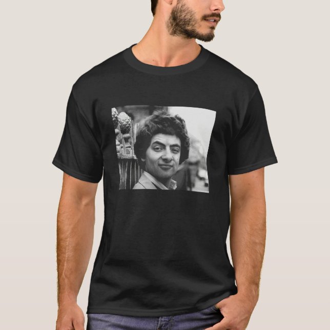 Camiseta Rowan Atkinson Mr Bean Blackadder Ator em Londres (Frente)