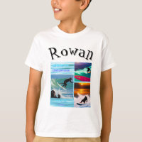 Rowan Nome Com Chimpanzés Surfando,