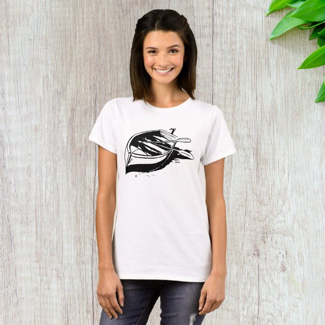 Camiseta Rowboat Sketch (Criador carregado)