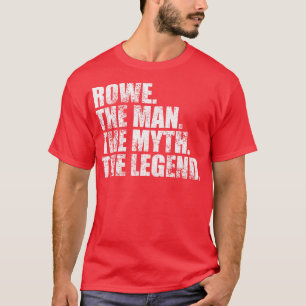 Camiseta Rowe Family name Rowe sobrenome Rowe Surname R