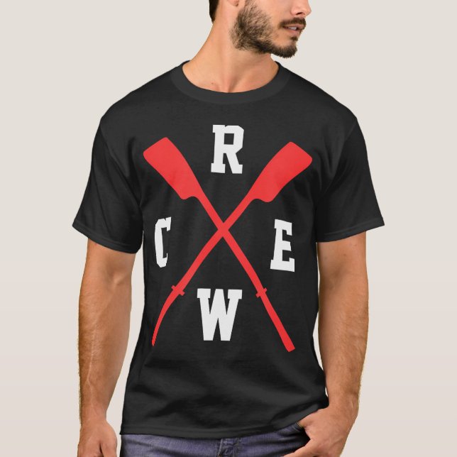 Camiseta Rowing Crew Rower Oars Paddle Kayak Team (Frente)