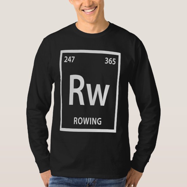Camiseta Rowing Element   Chemistry Periodic Table (Frente)
