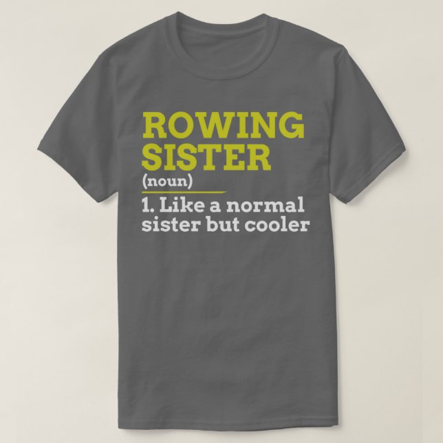 Camiseta Rowing Sister (Frente do Design)