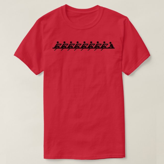 Camiseta Rowing Sticker 1 (Frente do Design)