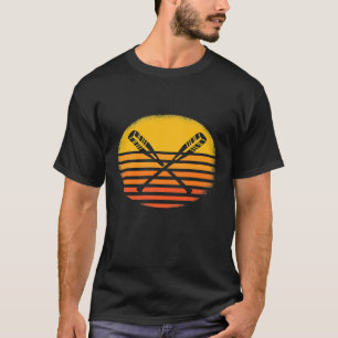 Camiseta Rowts Retro Sunset Water Sports Rwing Premi
