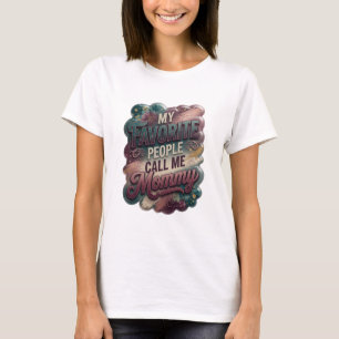 Camiseta Roxa Moderna MEUS PREFERIDOS ME CHAMAM DE