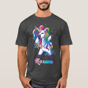 Camiseta ROXANE Unicorn Oferece Presentes Para Meninas De A