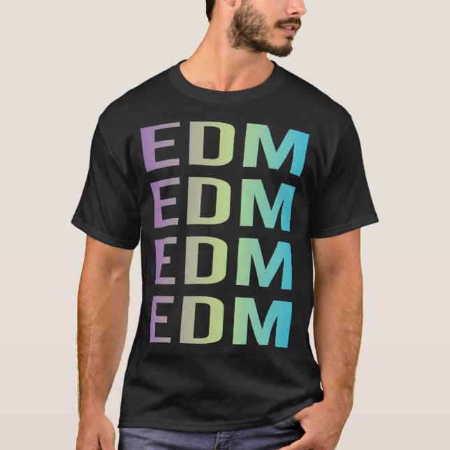 Camiseta Roxo Azul EDM (Frente)