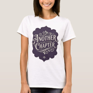 Camiseta Roxo Chamativo ANOTHER CHAPTER Impressão