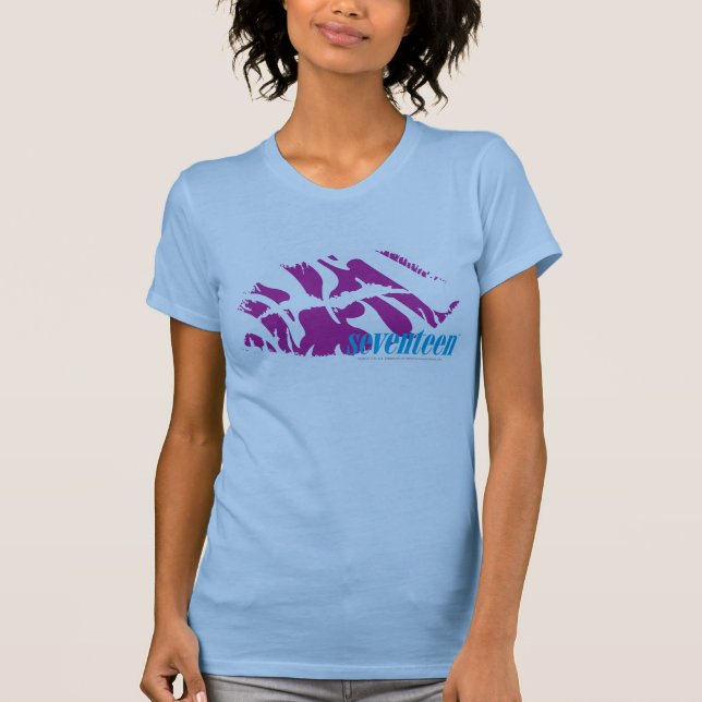 Camiseta Roxo da zebra (Frente)