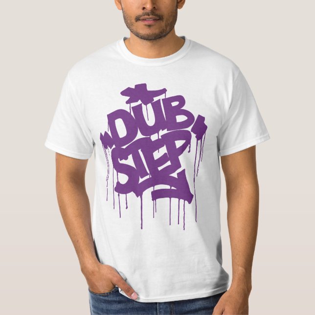 Camiseta Roxo de Dubstep FatCap Kush (Frente)