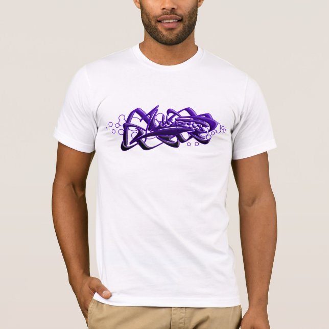 Camiseta Roxo de ILLINOIS (Frente)