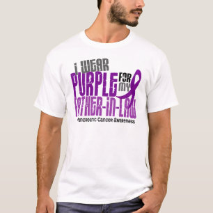 Camiseta Roxo do câncer de pâncreas para meu sogro 6,2