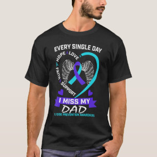 Camiseta Roxo do Coração Eu Sinto Falta Da Consciência Do S