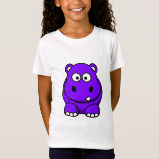 Camiseta Roxo do hipopótamo
