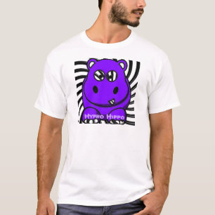 Camiseta Roxo do hipopótamo de Hypno